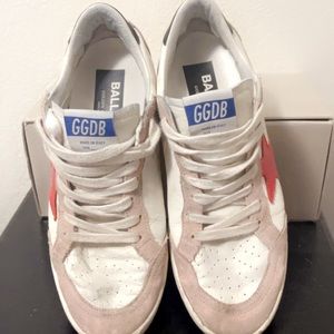 Pink and Red Golden Goose Ballstars size 39